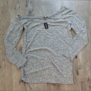 Express Off The Shoulder Cozy Tunic